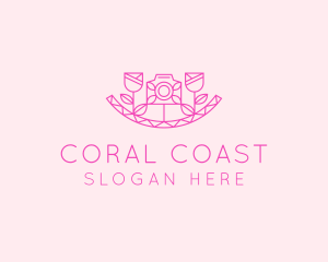 Pink Flower Photography logo design