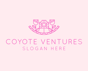 Pink Flower Photography logo design