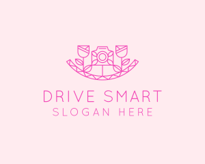 Pink Flower Photography logo design