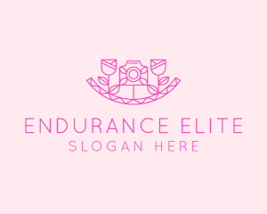 Pink Flower Photography logo design