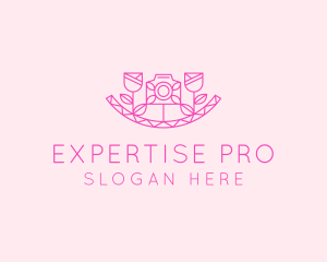 Pink Flower Photography logo design