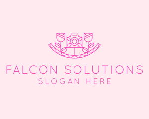 Pink Flower Photography logo design