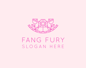 Pink Flower Photography logo design