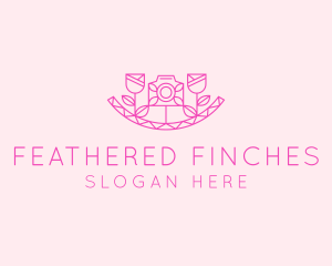 Pink Flower Photography logo design