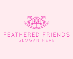 Pink Flower Photography logo design