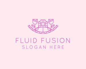 Pink Flower Photography logo design