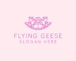 Pink Flower Photography logo design