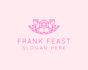 Pink Flower Photography logo design