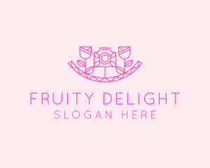 Pink Flower Photography logo design