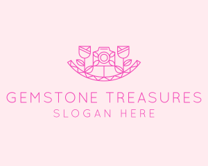 Pink Flower Photography logo design