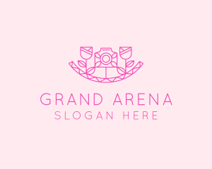 Pink Flower Photography logo design