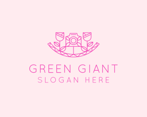 Pink Flower Photography logo design