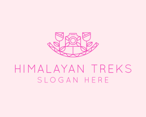 Pink Flower Photography logo design