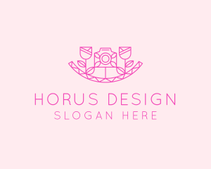 Pink Flower Photography logo design