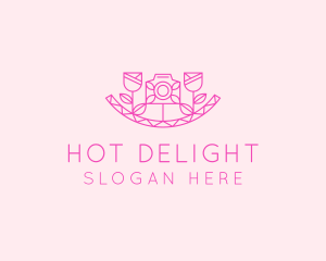 Pink Flower Photography logo design