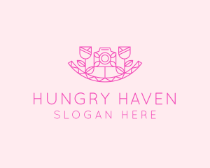 Pink Flower Photography logo design