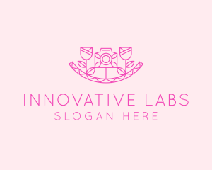 Pink Flower Photography logo design