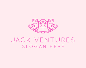 Pink Flower Photography logo design