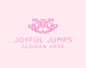 Pink Flower Photography logo design