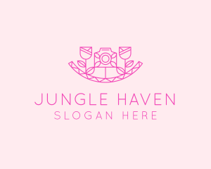 Pink Flower Photography logo design