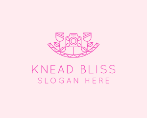 Pink Flower Photography logo design