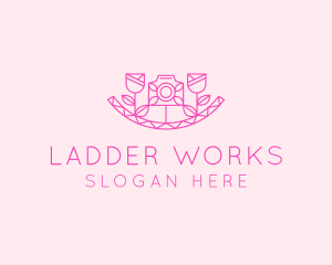 Pink Flower Photography logo design