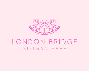 Pink Flower Photography logo design