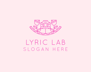 Pink Flower Photography logo design