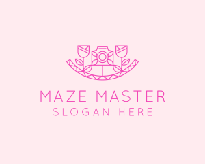 Pink Flower Photography logo design