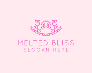 Pink Flower Photography logo design