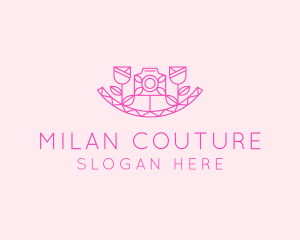 Pink Flower Photography logo design