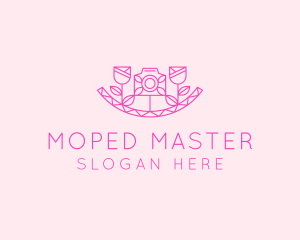 Pink Flower Photography logo design