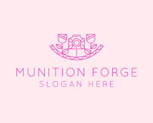 Pink Flower Photography logo design