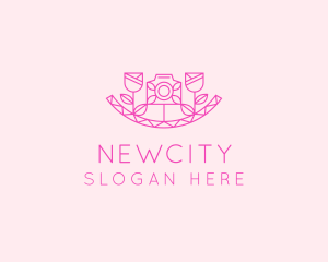 Pink Flower Photography logo design