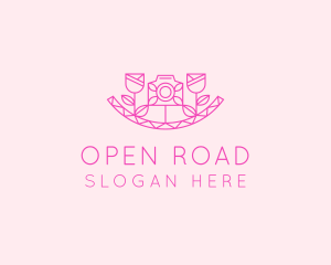 Pink Flower Photography logo design