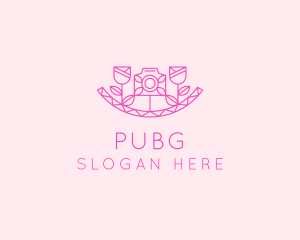Organic - Pink Flower Photography logo design