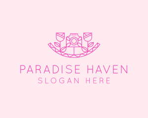 Pink Flower Photography logo design