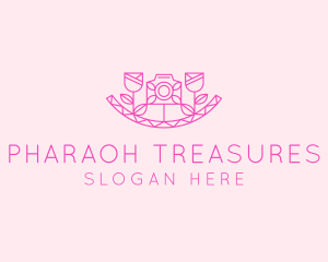 Pink Flower Photography logo design