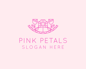 Pink Flower Photography logo design