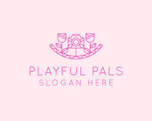 Pink Flower Photography logo design