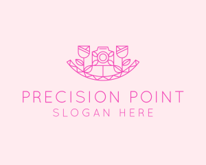 Pink Flower Photography logo design