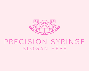 Pink Flower Photography logo design