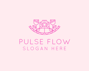 Pink Flower Photography logo design