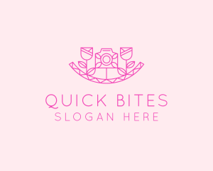 Pink Flower Photography logo design