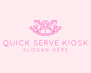 Pink Flower Photography logo design