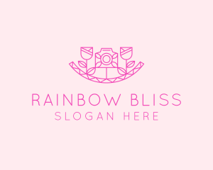 Pink Flower Photography logo design