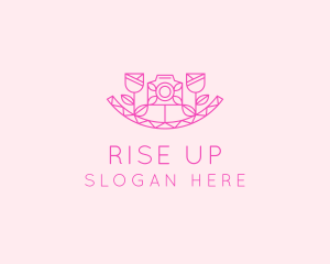 Pink Flower Photography logo design