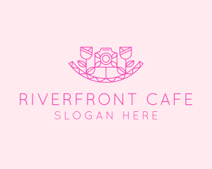 Pink Flower Photography logo design