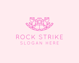 Pink Flower Photography logo design