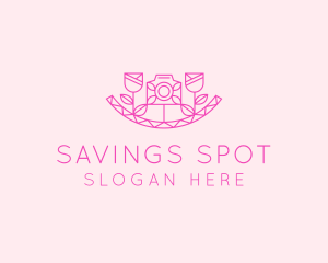 Pink Flower Photography logo design